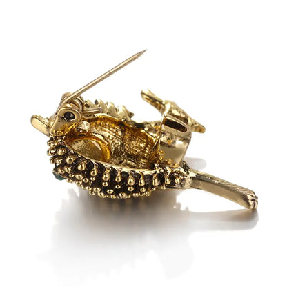 Retro Style Bird Brooch - Versatile Animal Pin