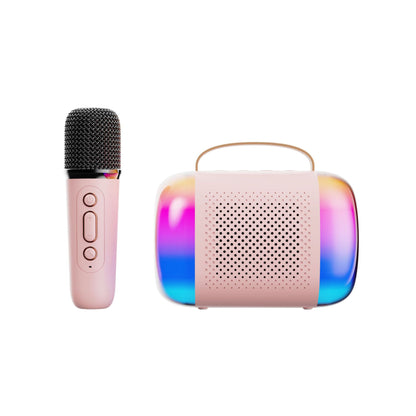 Portable Wireless Bluetooth Karaoke Microphone Speaker Set