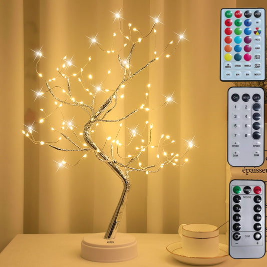 New RGB Remote-Controlled Copper Wire Star Lights