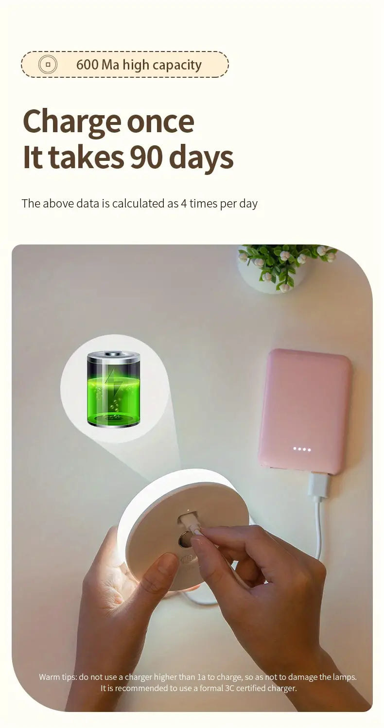 1pc PIR Motion Sensor LED Wardrobe Night Light