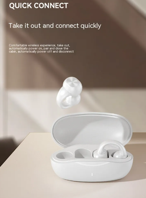 Clip-on Wireless Bluetooth Headset