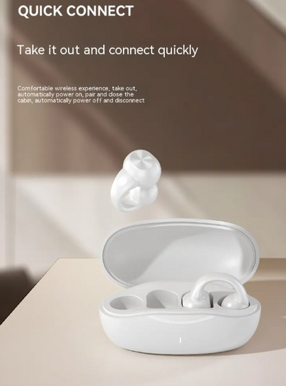 Clip-on Wireless Bluetooth Headset