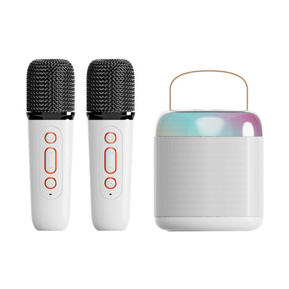 Portable Wireless Bluetooth Karaoke Microphone Speaker Set
