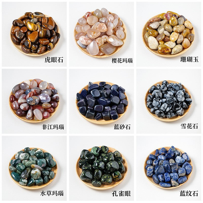 Polished Crystal Stones for Decoration and Aromatherapy