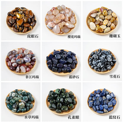 Polished Crystal Stones for Decoration and Aromatherapy
