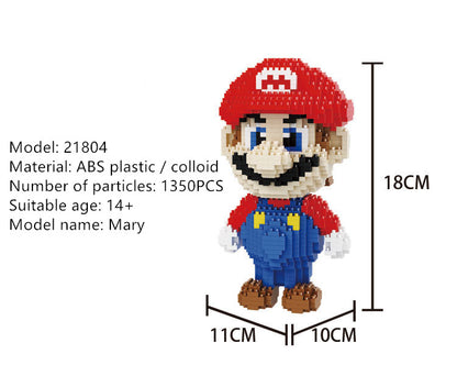 DIY Cartoon Building Blocks - Educational Toy Set