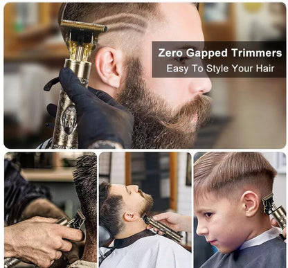 Professional Cordless Metal Hair Beard Trimmer