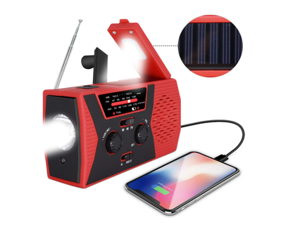 Radio, Flashlight, Emergency Light, Reading Lamp