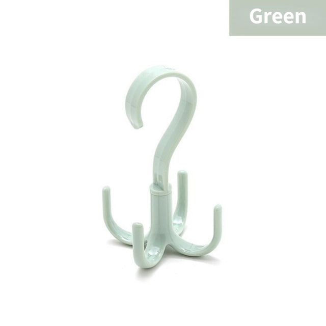 Space Saving Rotated Hanger for Clothes and Accessories