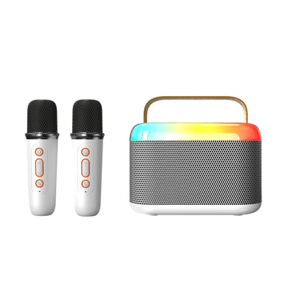 Portable Wireless Bluetooth Karaoke Microphone Speaker Set