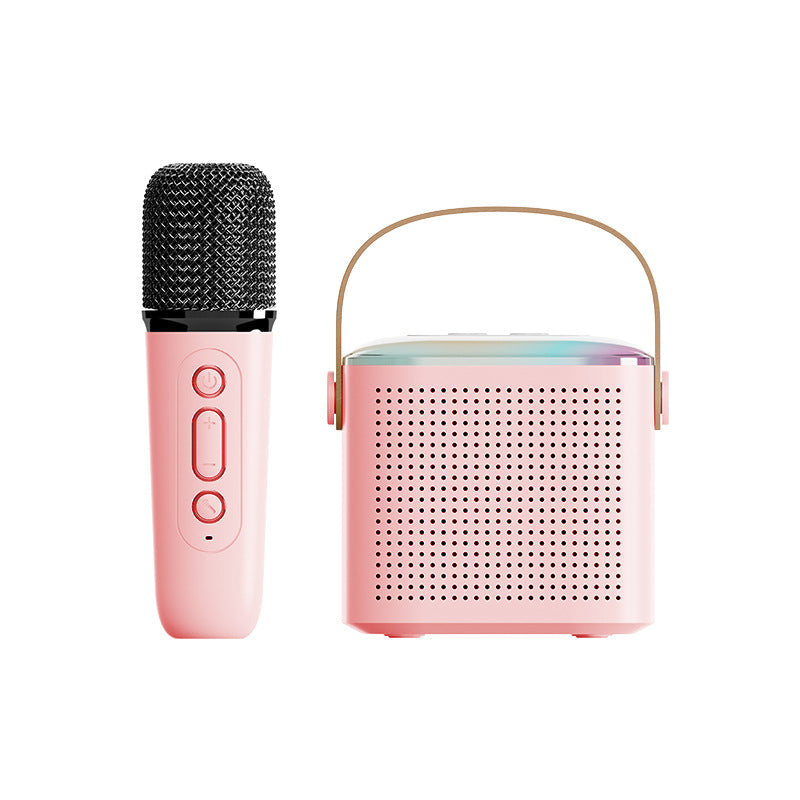 Portable Wireless Bluetooth Karaoke Microphone Speaker Set