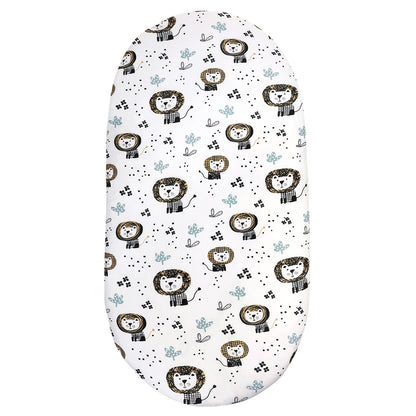 Baby Cradle Mattress Cover with Soft Fabric Top