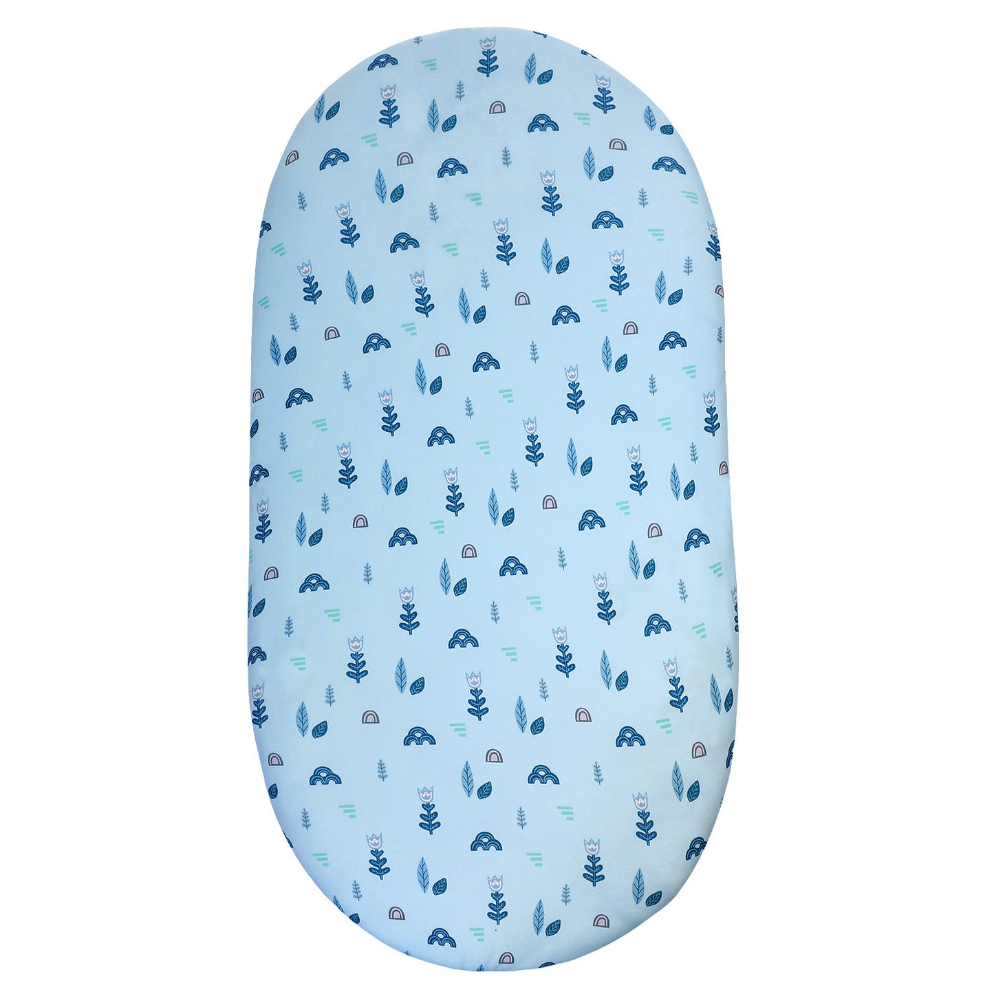 Baby Cradle Mattress Cover with Soft Fabric Top