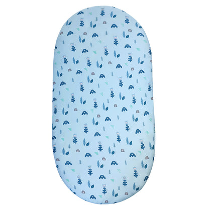 Baby Cradle Mattress Cover with Soft Fabric Top