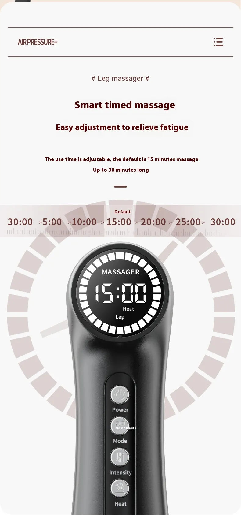 Pneumatic Leg Massager