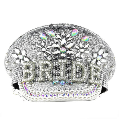 Silver Sequin Diamond Camera Mounting Accessory