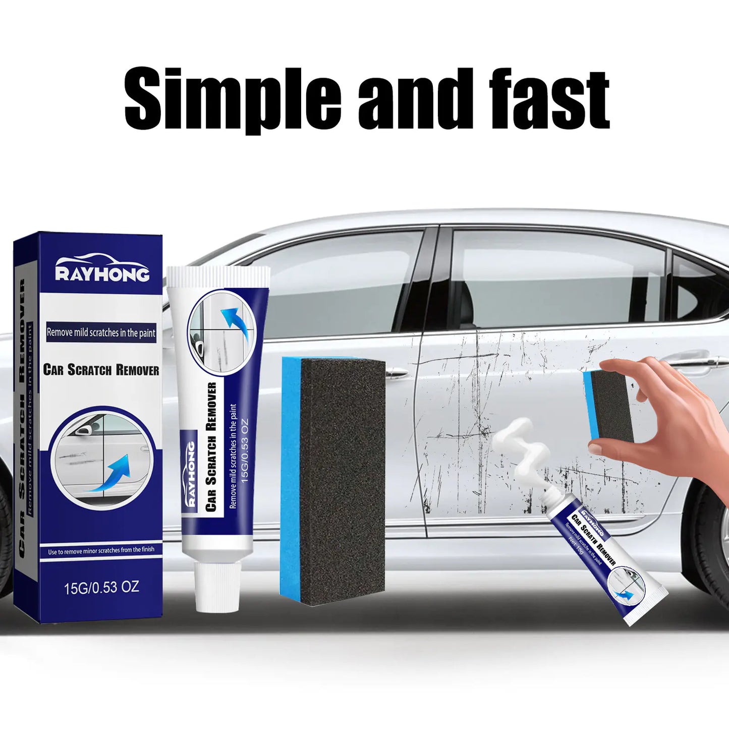 Rayhong Car Scratch Remover and Polishing Wax