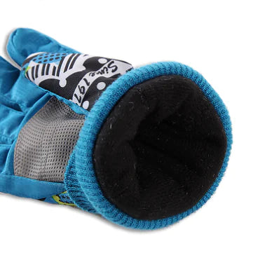 High Waterproof Ski Gloves - Thick Warm Design