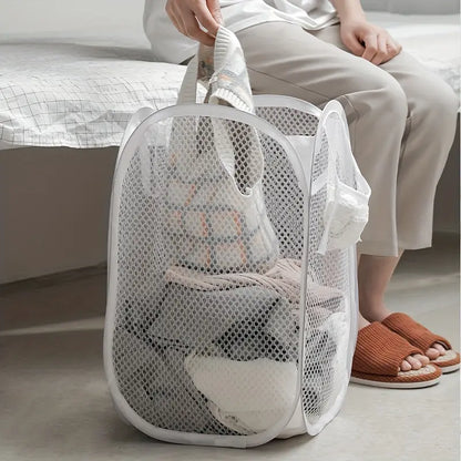 Children's Mesh Laundry and Toy Storage Basket