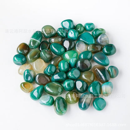 Polished Crystal Stones for Decoration and Aromatherapy