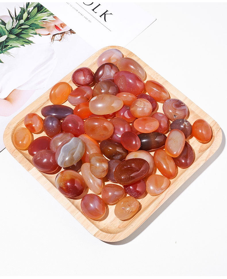 Polished Crystal Stones for Decoration and Aromatherapy