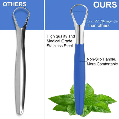 Stainless Steel Tongue Cleaner for Fresh Breath