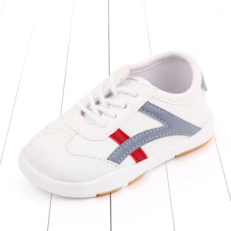 Toddler Shoes with Front Lace and Rubber Sole