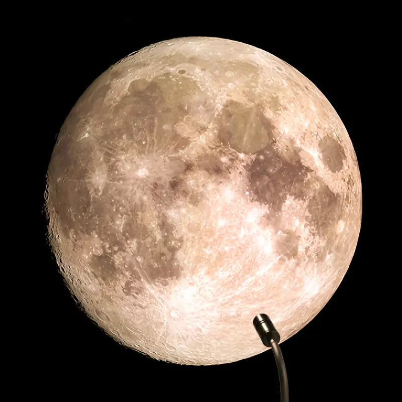 Moon Lamp Projector USB Powered Night Light for Kids