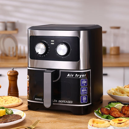 6.8L Visual Air Fryer - Stainless Steel Multi-Function