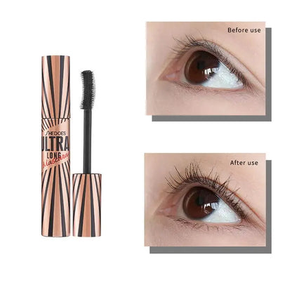 4D Waterproof Mascara with Meniscus Knife Brush, 10ml