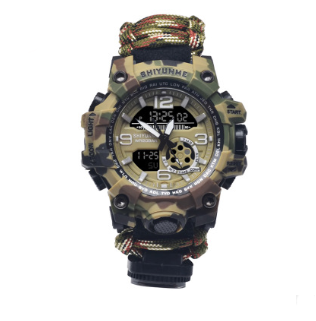 Life-Saving Rope Whistle and Temperature Watch
