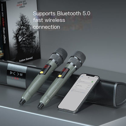Wireless Bluetooth Speaker and Microphone KTV Set