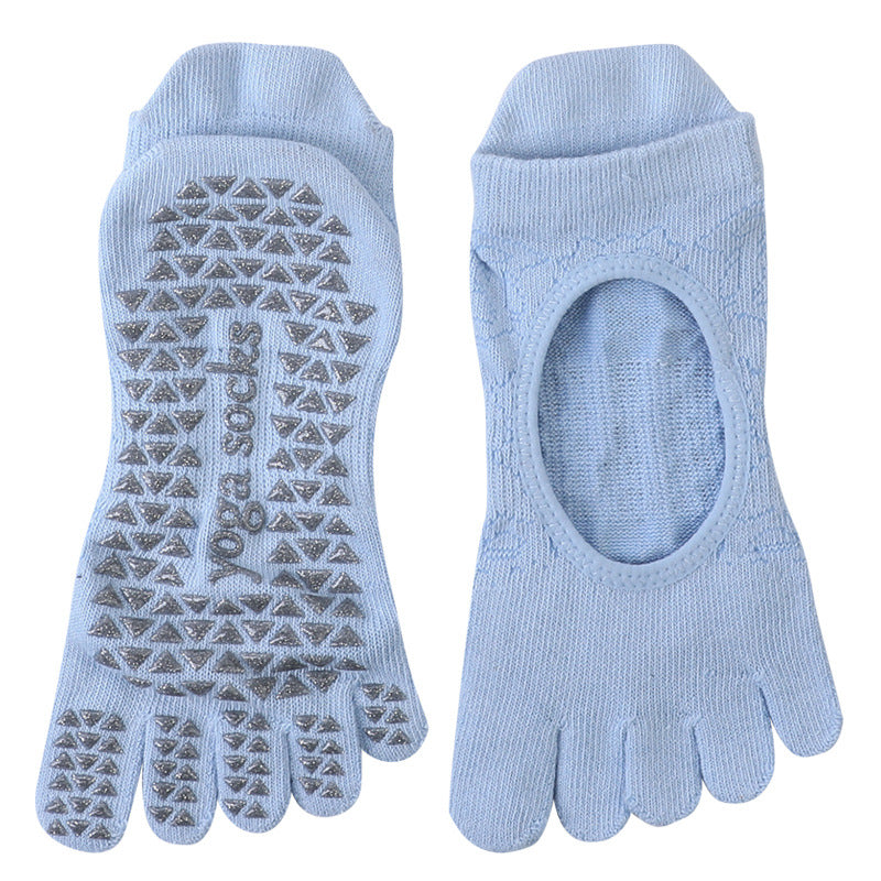 Non-Slip Five Finger Pilates Socks for Ladies