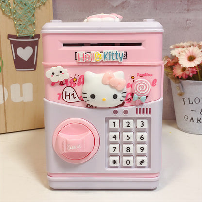Creative Cartoon Musical Piggy Bank with Password Lock