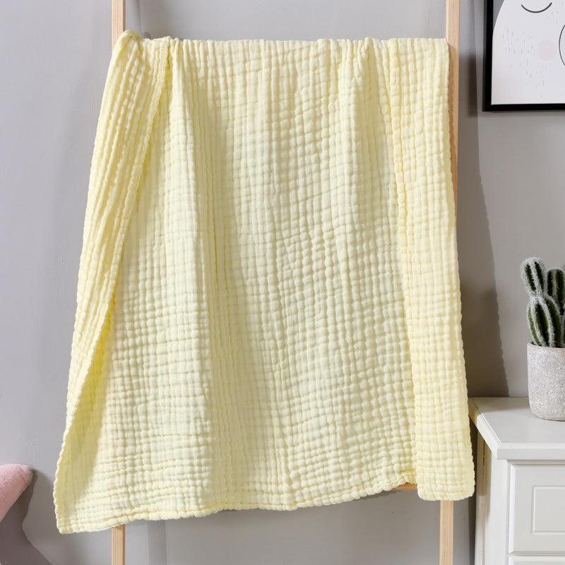 6-Layer Muslin Baby Blanket and Soft Bath Towel 105x105