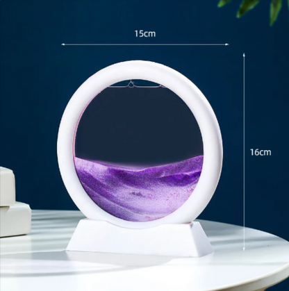 Round Quicksand Motion Art Decor