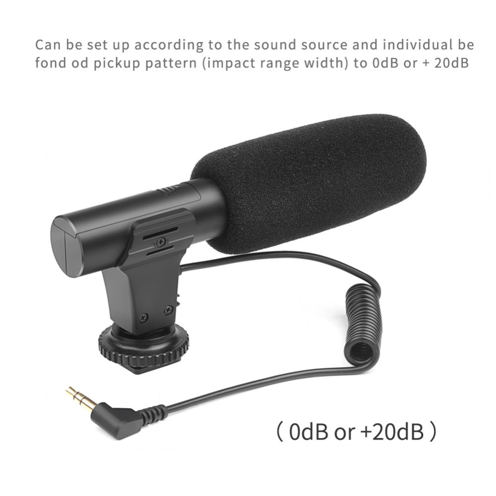 MIC-05 Stereo Microphone for DSLR and DV Cameras