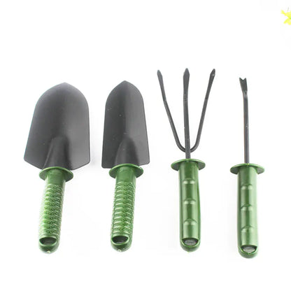 Gardening Tool Set with Plastic Handles (Four Pieces)