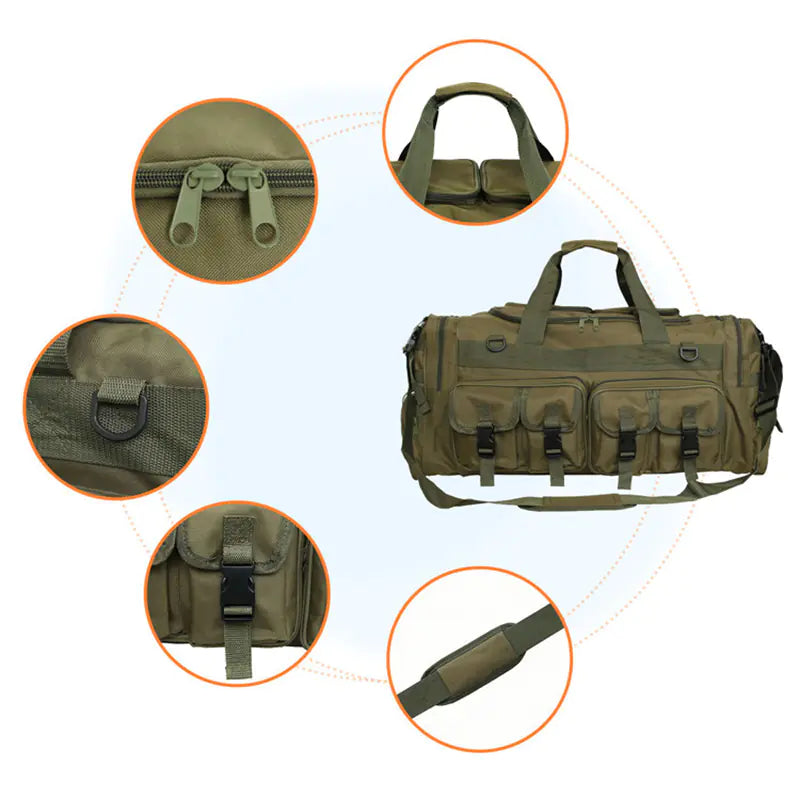 Military Tactical Handbag for Camping and Sports