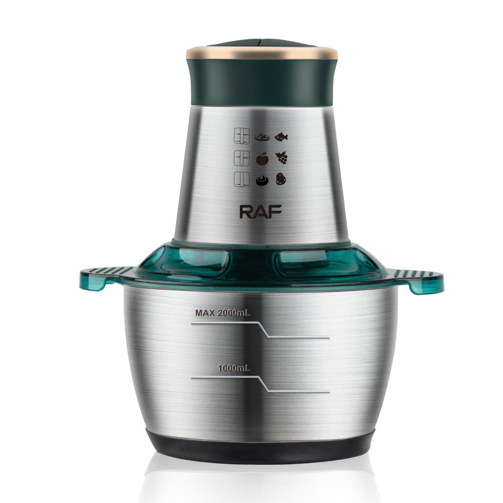 RAF Electric Meat Grinder - Stainless Steel 2L Kitchen Mixer