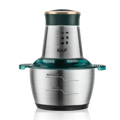 RAF Electric Meat Grinder - Stainless Steel 2L Kitchen Mixer
