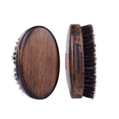 Vintage Wooden Beard Brush and Comb for Men