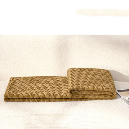 Minimalist Yellow Throw Blanket