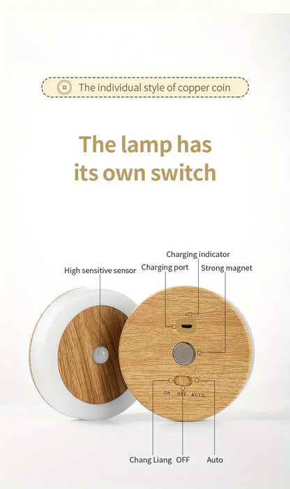 1pc PIR Motion Sensor LED Wardrobe Night Light