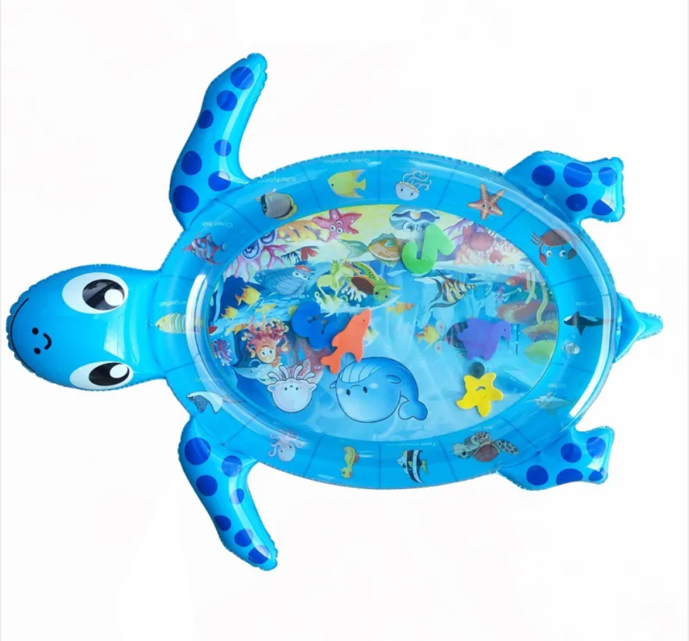 Inflatable Sea Turtle Baby Water Play Mat