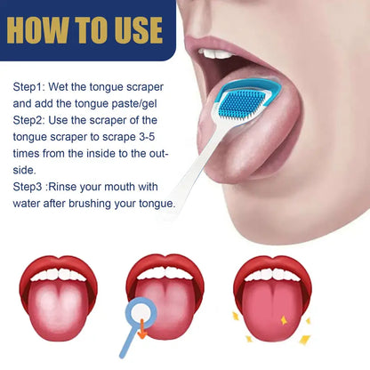Tongue Coating Cleaning Kit for Fresh Breath Care