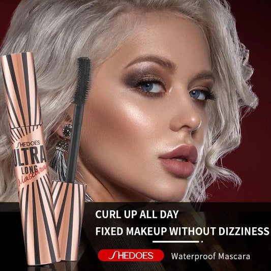 4D Waterproof Mascara with Meniscus Knife Brush, 10ml