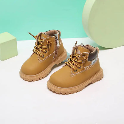 Toddler Leather Martin Boots for Fall (Boys & Girls)