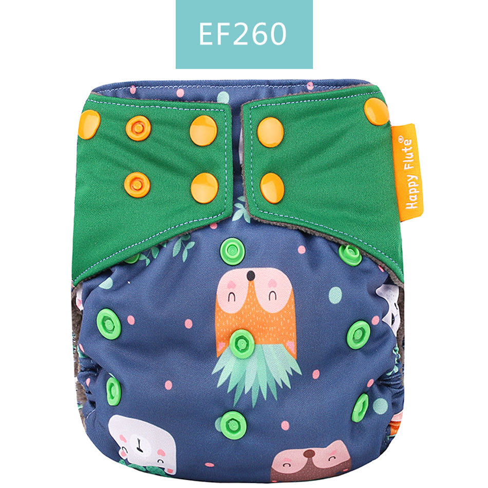 Happyflute Waterproof Bamboo Charcoal Cloth Diaper for Baby