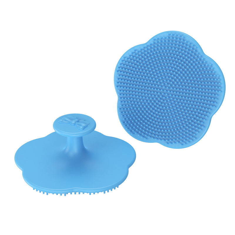 Silicone Bow Knot Flower Baby Shampoo Brush